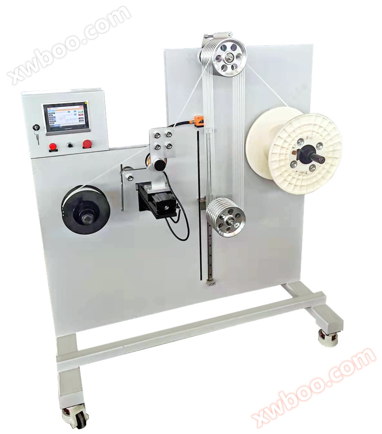 Large roll to small roll rewinder (specialized for 3D printing consumables)